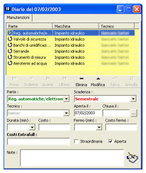Gestore manutenzioni
