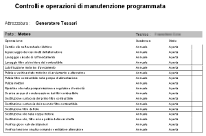 Gestore manutenzioni